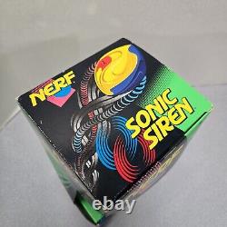 Vintage Nerf Sonic Siren Football 1993 Kenner Yellow & Blue Rare New Sealed