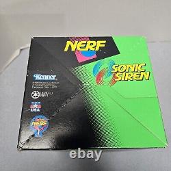 Vintage Nerf Sonic Siren Football 1993 Kenner Yellow & Blue Rare New Sealed