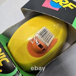 Vintage Nerf Sonic Siren Football 1993 Kenner Yellow & Blue Rare New Sealed