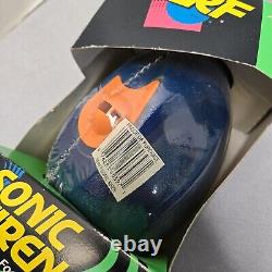 Vintage Nerf Sonic Siren Football 1993 Kenner Yellow & Blue Rare New Sealed