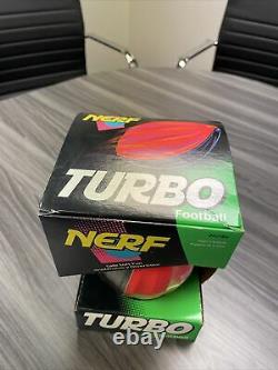 Vintage Nerf Turbo Football, Kenner 1992 New In Package! Collectible! Rare