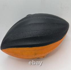 Vintage Nerf Turbo Screamer FOOTBALL 1989 Black & Orange