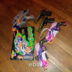 Vintage Nerf Zombie Rebelle Dart and BB Guns (Lot of 6). 1 New in Box