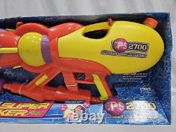 Vintage New Super Soaker CPS 2700 Water Squirt Gun 1999 Original Strap Sealed