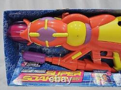 Vintage New Super Soaker CPS 2700 Water Squirt Gun 1999 Original Strap Sealed