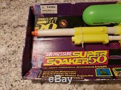 Vintage Nos 1990 Larami Super Soaker 50 & 100 Water Squirt Gun RARE