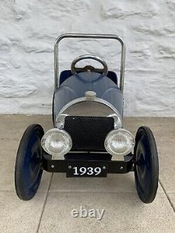 Vintage Old Jalopy Pedal Car Pressed Steel Beautifully Restored