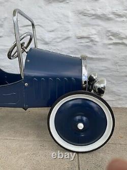 Vintage Old Jalopy Pedal Car Pressed Steel Beautifully Restored