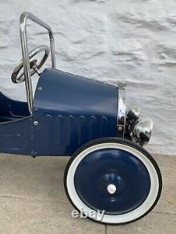 Vintage Old Jalopy Pedal Car Pressed Steel Beautifully Restored