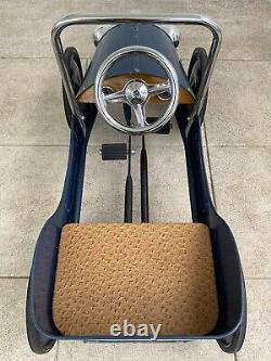 Vintage Old Jalopy Pedal Car Pressed Steel Beautifully Restored