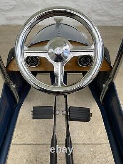 Vintage Old Jalopy Pedal Car Pressed Steel Beautifully Restored