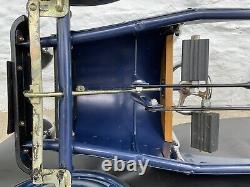 Vintage Old Jalopy Pedal Car Pressed Steel Beautifully Restored