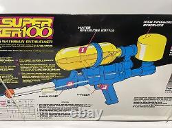 Vintage Old School 1990 Larami Super Soaker 100 Water Gun Air Pressure MINT