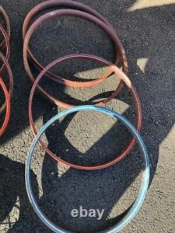 Vintage Old Stock 50's / 60's Circa Tricycle Wheel Hoop Rim 4 Size 16 Count Lot