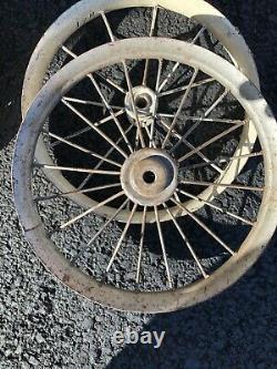 Vintage Old Stock 50's / 60's Circa Tricycle Wheel Hoop Rim 4 Size 16 Count Lot