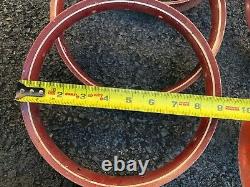 Vintage Old Stock 50's / 60's Circa Tricycle Wheel Hoop Rim 4 Size 16 Count Lot