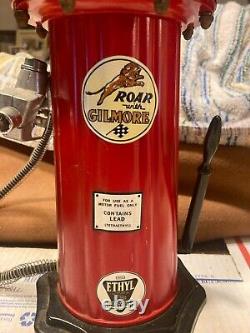 Vintage, Old Style Red 22 Lighted Gas Pump For Pedal Car Display, Nice, Read