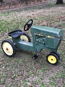 Vintage Original Ertl John Deere Model 520 Pedal Car Tractor Made USA Unrestored