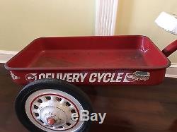 Vintage Original Garton Delivery Cycle Tricycle Wagon / Extremely Rare