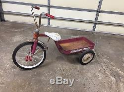 Vintage Original Garton Delivery Cycle Tricycle Wagon / Pedal Car Rare