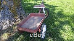 Vintage Original Garton Delivery Cycle Tricycle Wagon / Pedal Car Rare