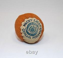 Vintage Original Hacky Sack Official Footbag 80s Hand Made 2-Panel 4151994