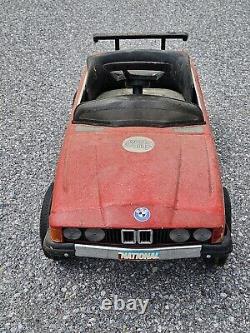 Vintage Original Metal BMW Roadster Pedal Car with All Steel Body Working