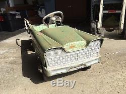 Vintage Original Murray Dude Wagon Pedal Car Light Mint Green