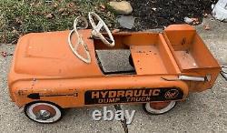 Vintage Orignal 1960s AMF Pedal Car Works Hydraulic Dump Truck Murray RARE