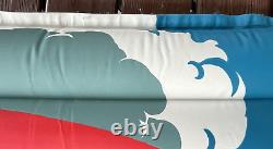 Vintage Paradise LA 66 Rainbow Pool Float Inflatable Mat Made In Taiwan EUC