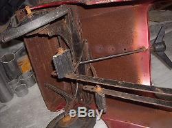 Vintage Pedal Car AMF Hook & Ladder Pumper 519 Fire Truck Original Paint OEM
