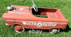 Vintage Pedal Car FIRE CHIEF SEE PICTURES/DESCRIPTION