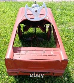 Vintage Pedal Car FIRE CHIEF SEE PICTURES/DESCRIPTION