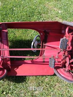 Vintage Pedal Car FIRE CHIEF SEE PICTURES/DESCRIPTION