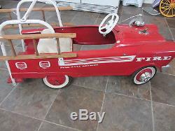 Vintage Pedal Car. Fire Truck