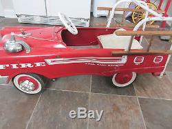 Vintage Pedal Car. Fire Truck