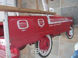 Vintage Pedal Car. Fire Truck