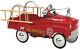 Vintage Pedal Car Fire Truck Classic Toy Childrens Engine Kids Toddler