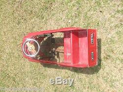 Vintage Pedal Car Fire Truck Collectible