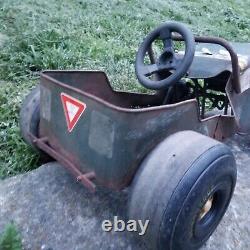 Vintage Pedal Car Jeep Bandeirante Brazil 1970s RESTORATION PROJECT RARE