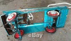 Vintage Pedal Car Murray Dude Wagon Blue Pre-1970 Local Pickup Only Mn