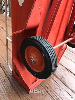 Vintage Pedal Car Pressed Steel Toy U-Haul Trailer