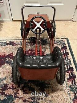 Vintage Pedal Car Replica Of Roadster Race Car