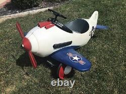 Vintage Pedal Pursuit Airplane Original Murray/steelcraft