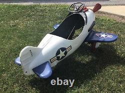 Vintage Pedal Pursuit Airplane Original Murray/steelcraft