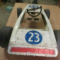 Vintage Pedal Race Car with Fast Trac Tiresj Free Shipping