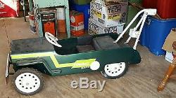 Vintage Pedal Tow Truck Jeep Super cool See photos QuikList