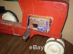 Vintage Pedal Tractor Ertl model f-68 Red Peddle Car Toy. Restore Repair Parts