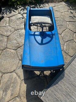 Vintage Pinto Pressed Steel Pedal Car Pressed Steel Nice