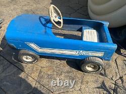 Vintage Pinto Pressed Steel Pedal Car Pressed Steel Nice